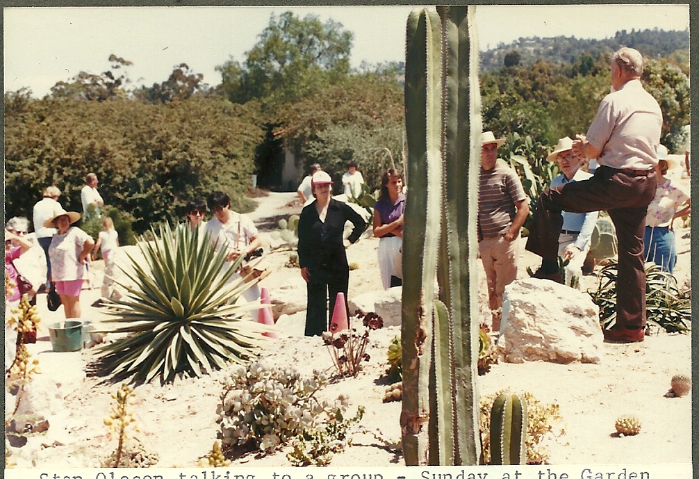 1984 Tour of the new Cactus Garden
