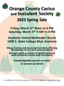 Orange County C&SS March Sale 2023 flyer