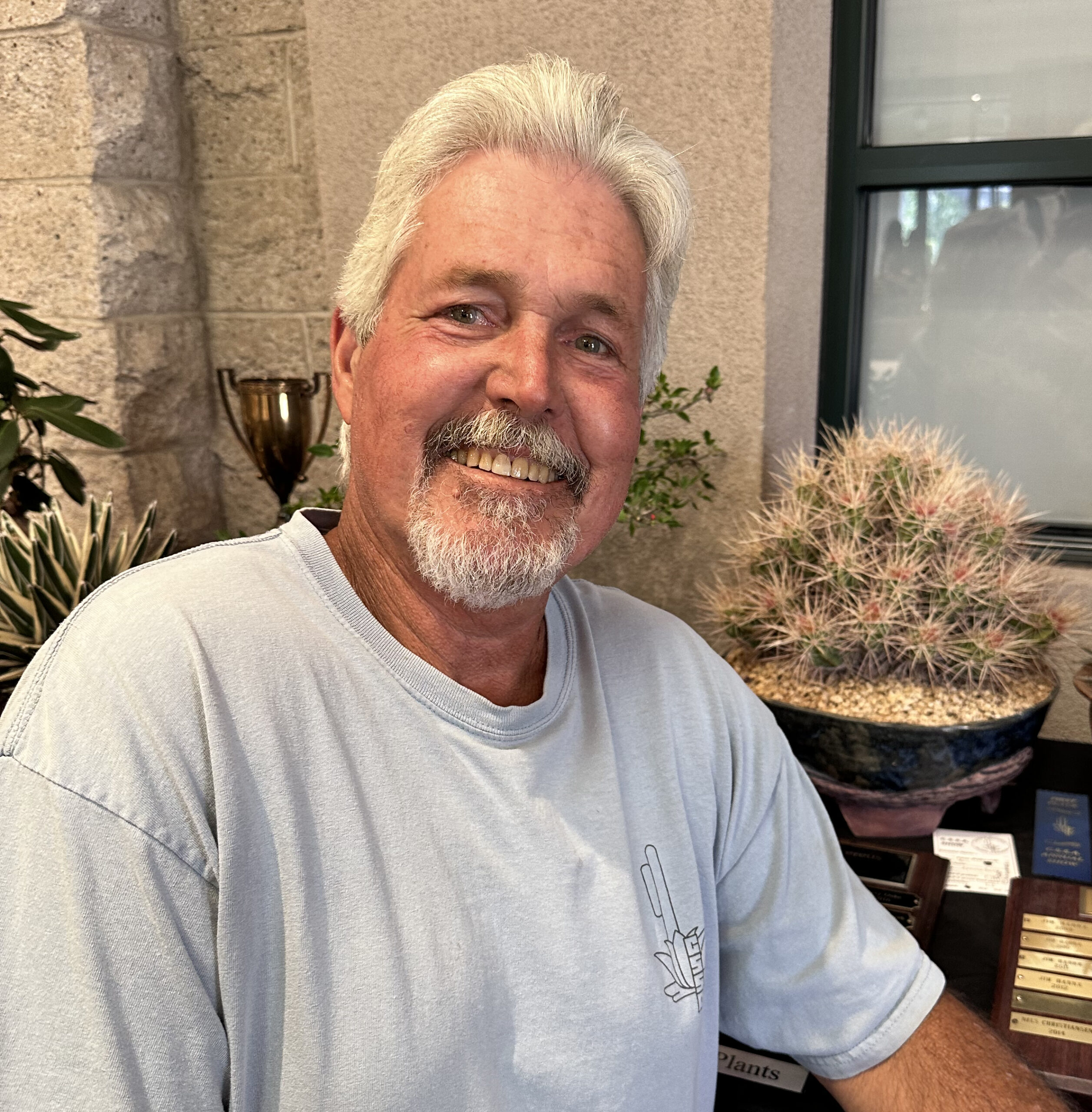 Peter W with trophy plant