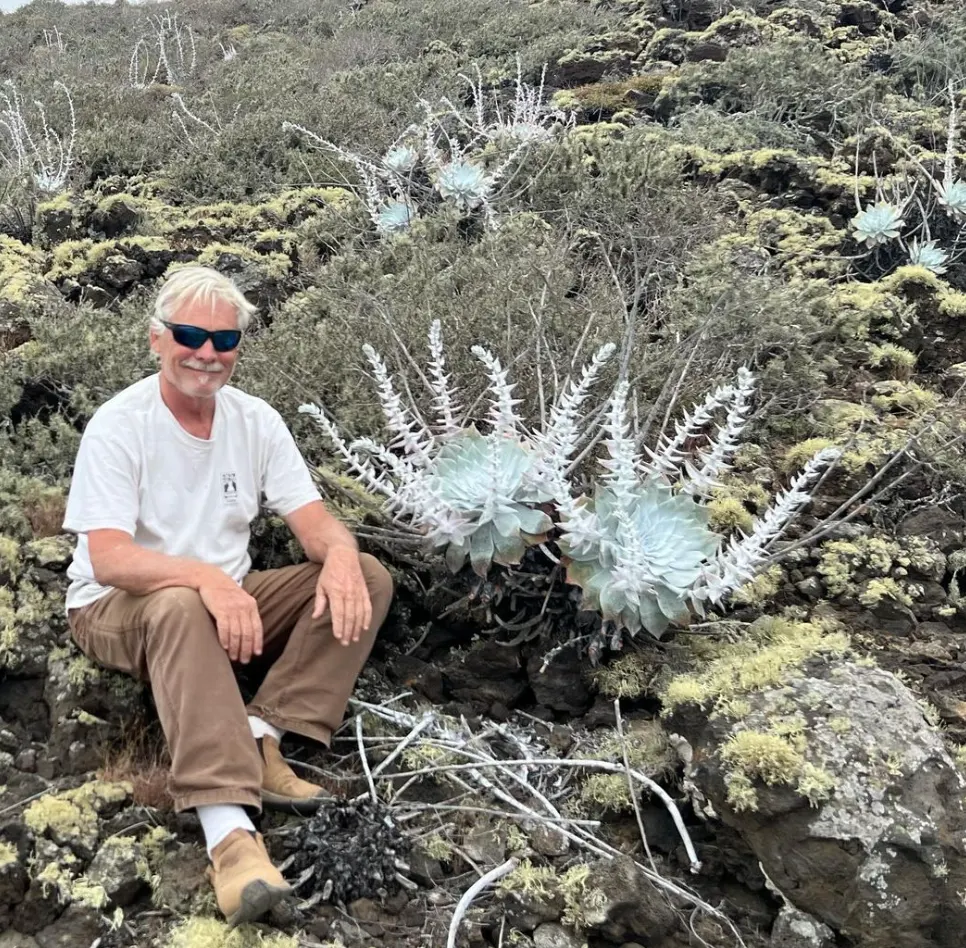 Jeff Moore exploring Dudleyas