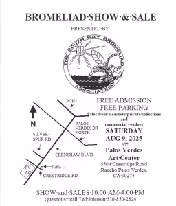 South Bay Bromeliad Associates 2025